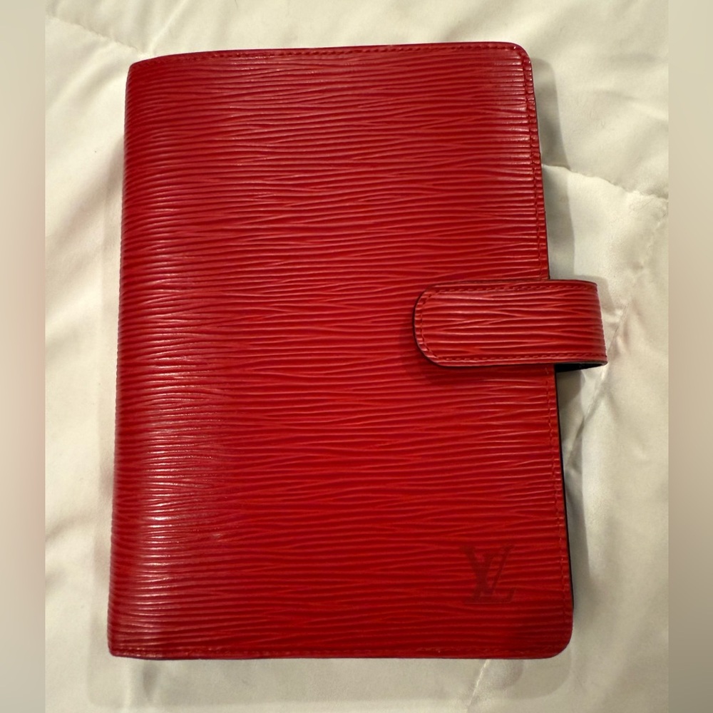 Louis Vuitton Scarlet Epi Leather Organizer